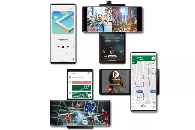 LG Wing với camera thò thụt 