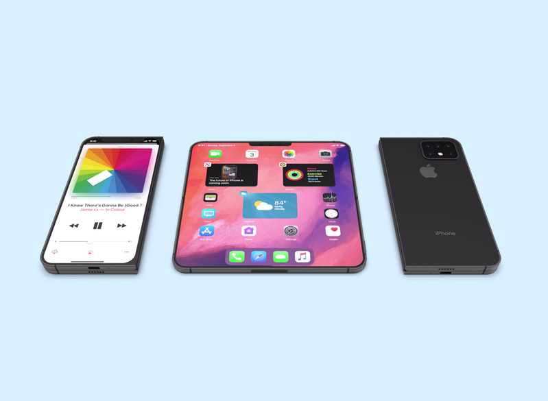 iPhone màn hình gập trông như thế nào