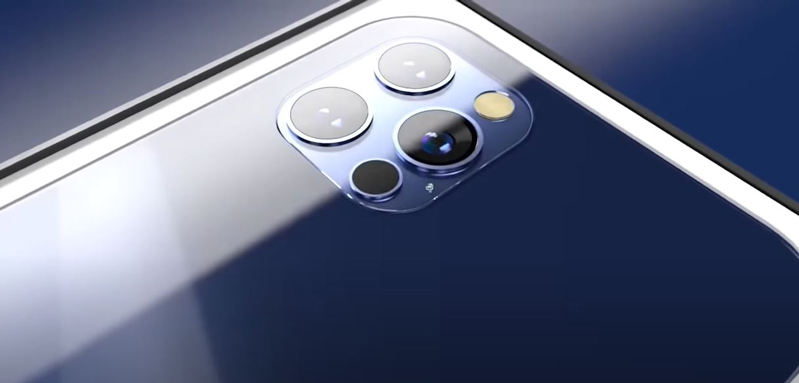 đập hộp iphone 12 pro hình 3 Cụm camera thêm cảm biến LiDAR trên iPhone 12 Pro