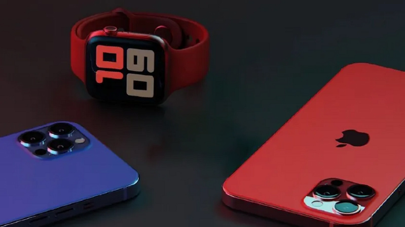 iphone đỏ hình 1 iPhone 12 Pro Max ra mắt phối màu đỏ