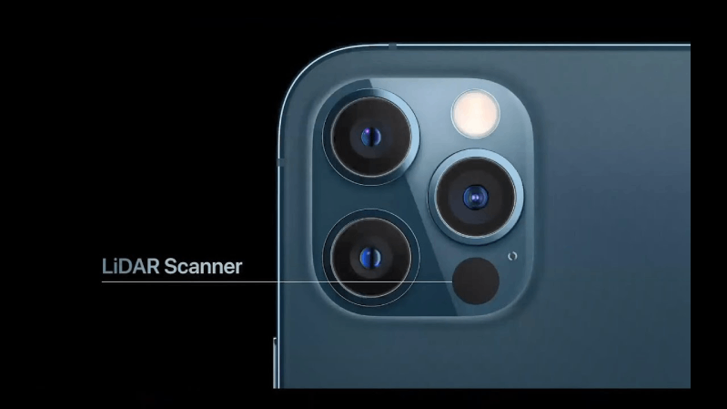 Camera iPhone 12 Pro mới dùng cảm biến LiDAR