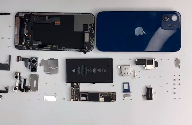 mổ xẻ iphone 12 