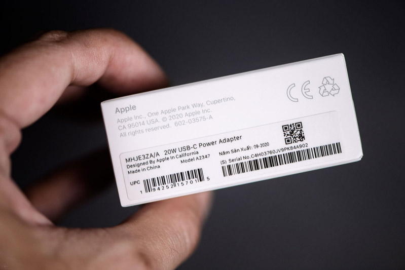 sạc 20w cho iphone 12 