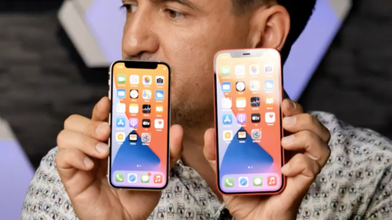 iphone 12 mini trên tay 