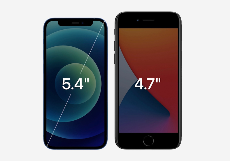 trên tay iphone 12 mini hình 1 iPhone 12 mini nhỏ gọn