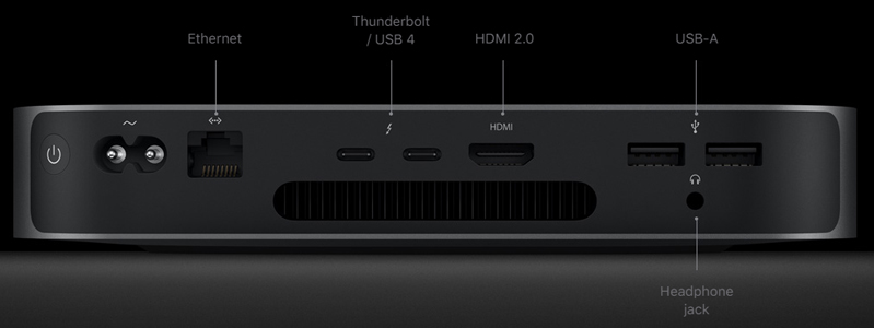Mac mini 2020 M1-5 Chinh phục sự kết nối đa dạng của Mac mini 2020 M1