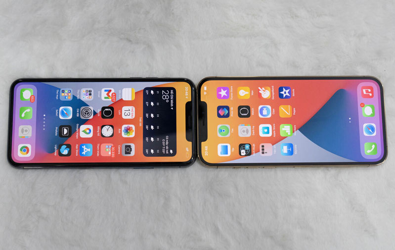 so sánh iphone 12 pro max và 11 pro max 