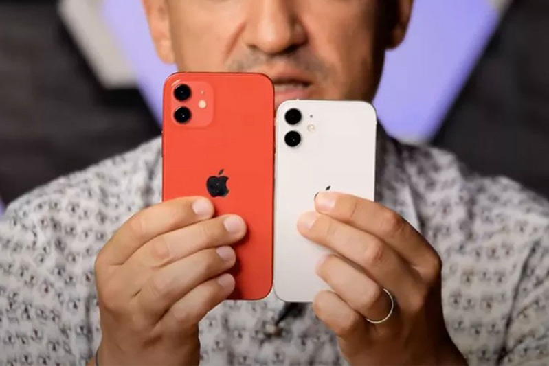 Kích thước và khối lượng iphone 12 và 12 mini