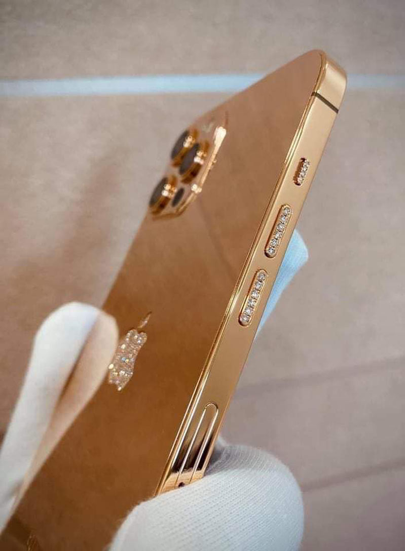iphone 12 pro max mạ vàng 