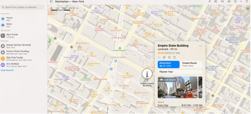 ứng dụng bản đồ trên mac os 