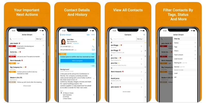 Ứng dụng CRM tốt nhất cho iPhone và iPad năm 2020