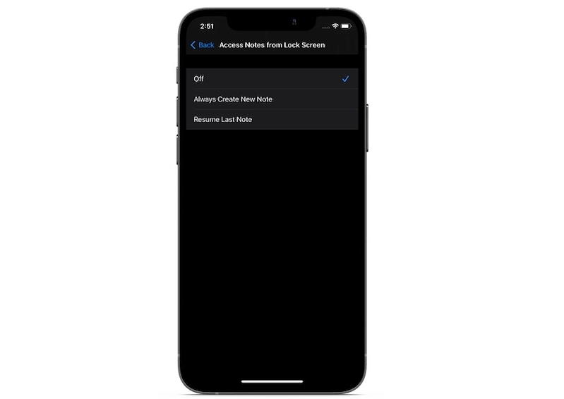 Bảo mật màn hình iPhone hình 5 Bảo mật màn hình iPhone bằng cách chặn quyền truy cập Apple Notes