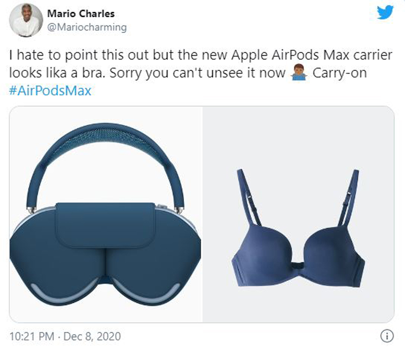 sự chế nhạo airpods max 