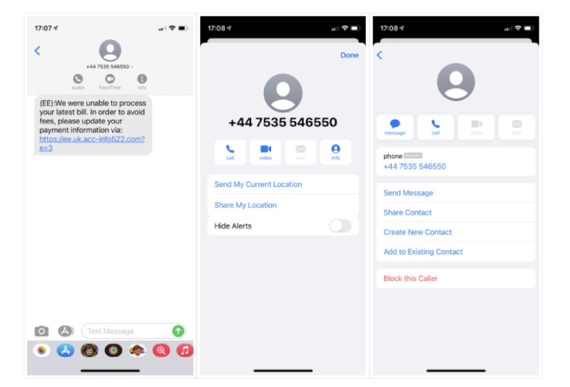 iPhone hình 5 Cách chặn cuộc gọi, tin nhắn và Email Spam trên iPhone