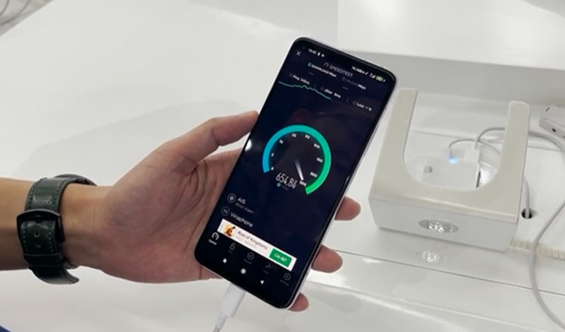 công nghệ 5g hình 5 tốc độ 5g