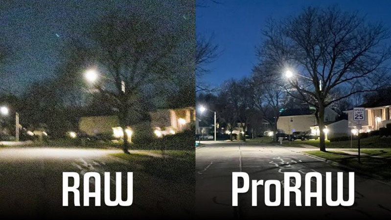 Khác nhau giữa ảnh RAW và Apple ProRAW Khác nhau giữa ảnh RAW và Apple ProRAW