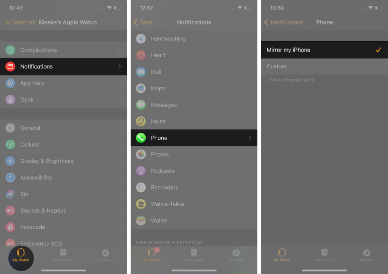 Mẹo khắc phục Apple Watch không đổ chuông khi có cuộc gọi đến