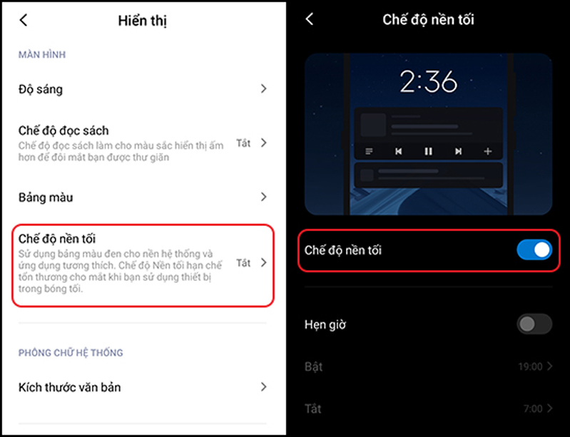 bật chế độ dark mode trên xiaomi poco x3 nfc 