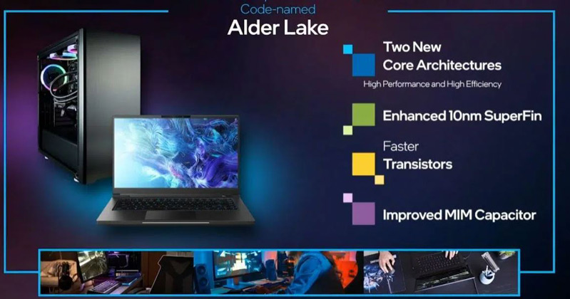 chip Intel Alder Lake hình 3 thông số của Intel Alder Lake