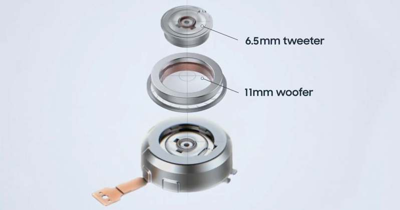 samsung ra mắt sản phẩm hình 10 tai nghe với 2 driver