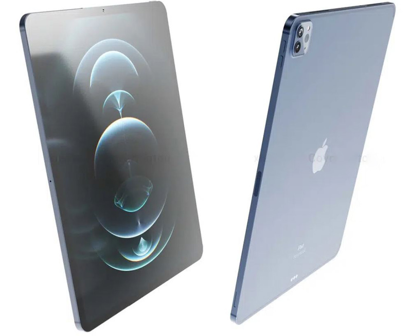 ipad pro 2021 lộ diện thiết kế hình 3 ipad Pro lộ diện thiết kế