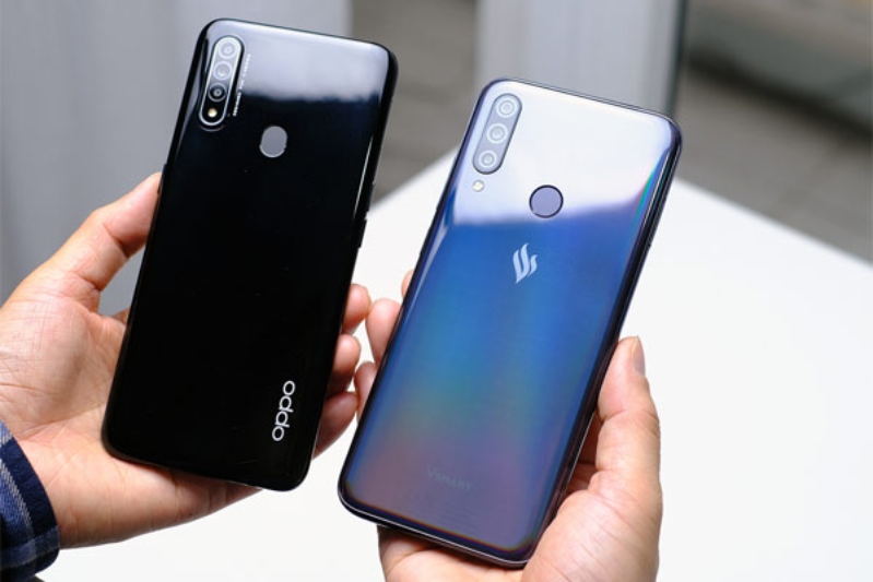 Thiết kế của Vsmart Joy 3 và Oppo A31