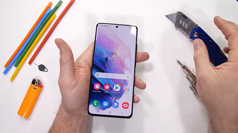 s21 ultra kiểm tra độ bền hình 1 s21 ultra thử độ bền