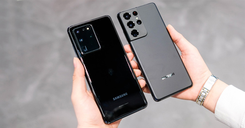 so sánh samsung s21 ultra và s20 ultra  hình 6 cụm camera s21 và s20 ultra