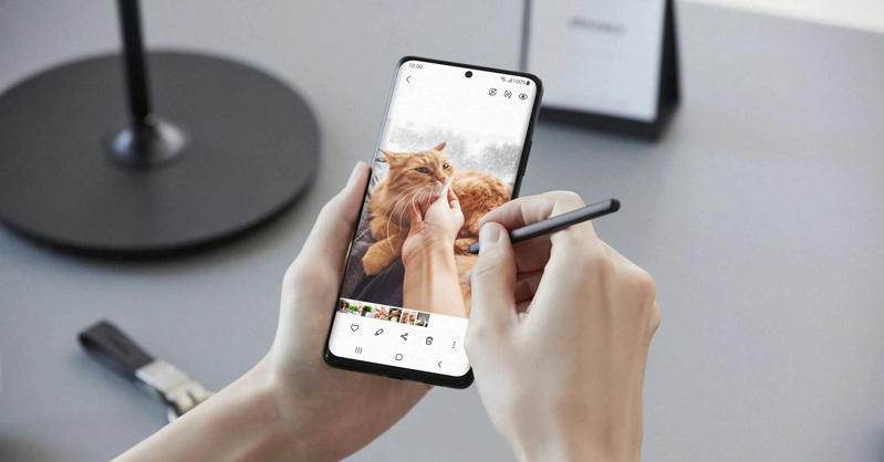 so sánh samsung s21 ultra và s20 ultra  hình 4 màn hình s21 ultra đã được làm tốt hơn