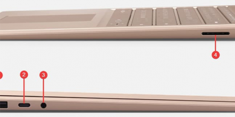 cổng kết nối surface laptop 3