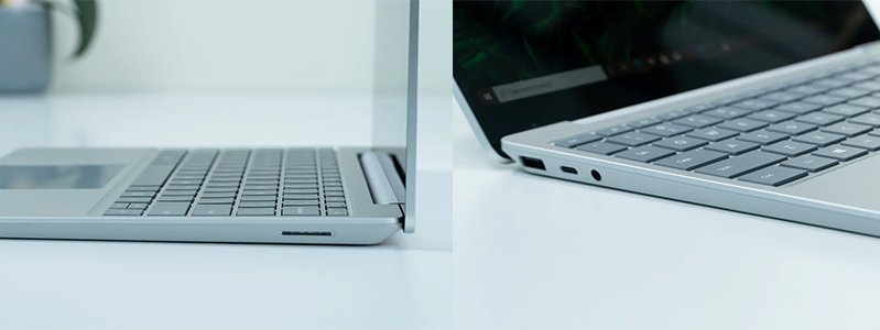 surface laptop go cong cổng sạc usb laptop go