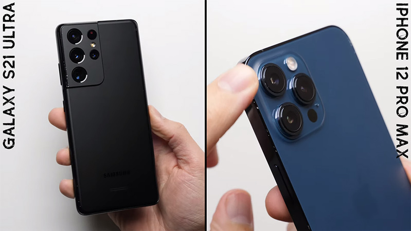 so sánh độ bền hình 2 độ bền của hai mẫu smartphone