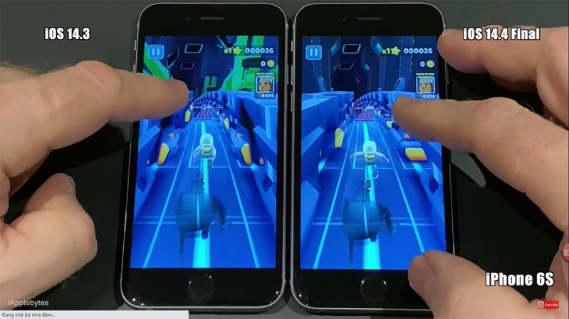 iOS 14.4 hình 4 So sánh tốc độ iOS 14.4 và iOS 14.3 trên các iPhone cũ
