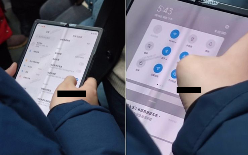 hình ảnh rò rỉ xiaomi gập