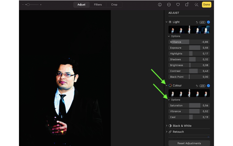 Thực hiện chỉnh màu sắc trên Mac Thực hiện chỉnh màu sắc trên Mac