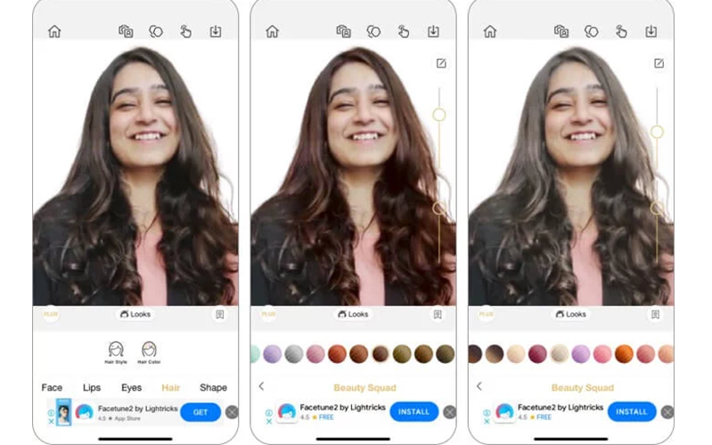 app chinh toc iphone ipad 1 perfect 365