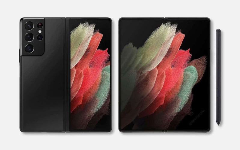 Galaxy Z Fold 3 hình 1 Samsung Galaxy Z Fold 3 sẽ có camera trước dưới màn hình?