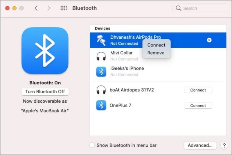 AirPods hình 6 Cách kết nối AirPods với các thiết bị Apple