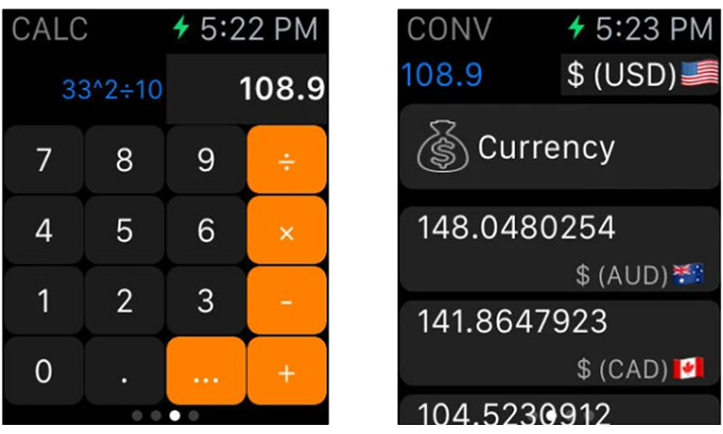 may tinh apple watch 4 CALC Smart