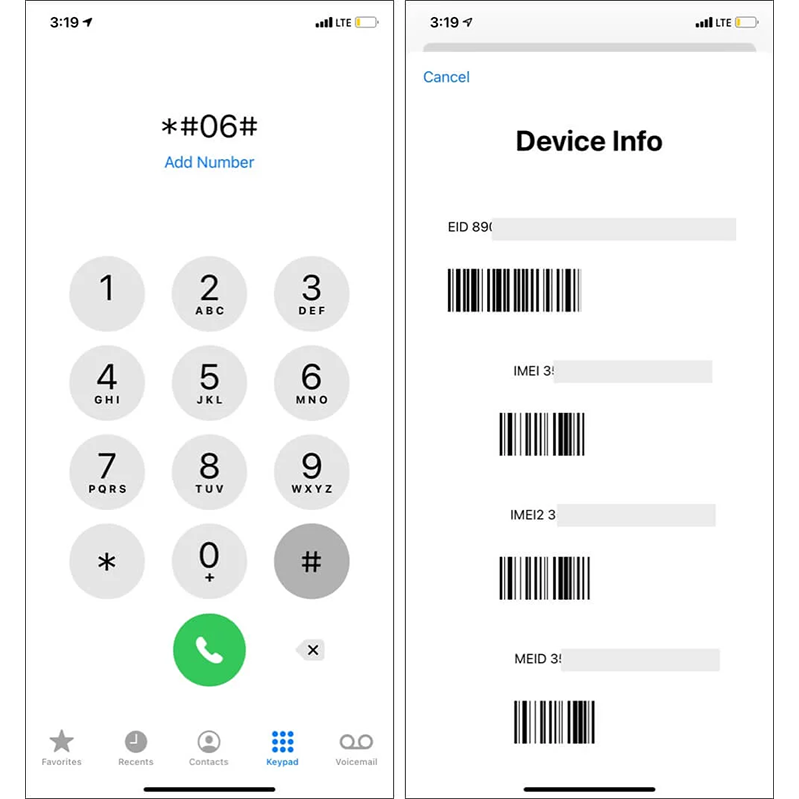 Xem số IMEI trên iPhone của bạn
