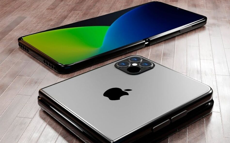 hình ảnh rò rỉ về iPhone gập