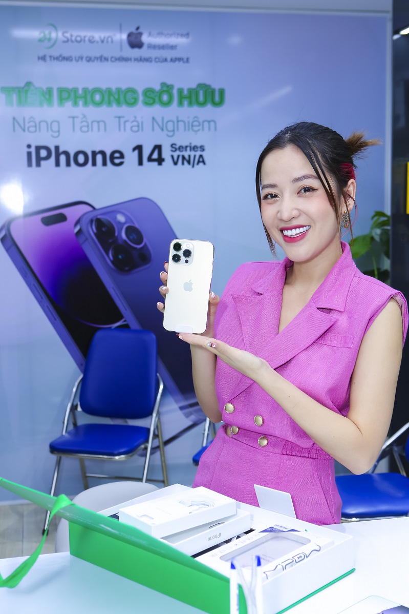 Puka chọn lên đời siêu phẩm iPhone 14 Pro Max Gold