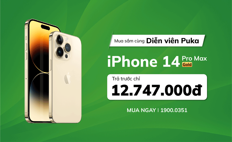 Puka mua iPhone 14 tại 24hStore Hãy mua sắm cùng Puka tại 24h Store