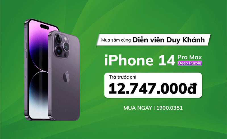 Hãy mua sắm cùng Duy Khánh tại 24hStore