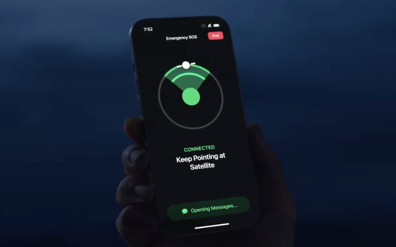 iOS 16.1 SOS khẩn cấp qua vệ tinh