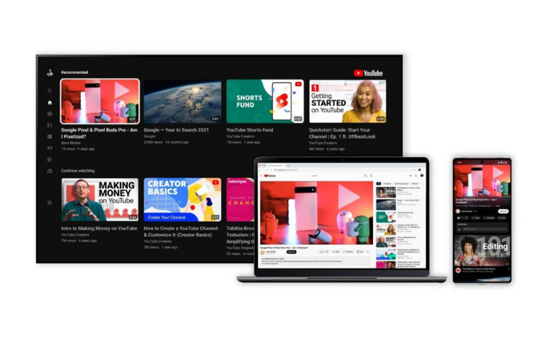 Youtube chính thức cập nhật giao diện mới phiên bản cập nhật này còn bổ sung một hiệu ứng màu sắc mới được gọi là chế độ hình nền