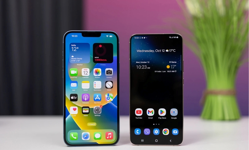 So sánh iPhone 14 Plus và Samsung Galaxy S22+ So sánh về chất lượng màn hình của 2 chiếc điện thoại