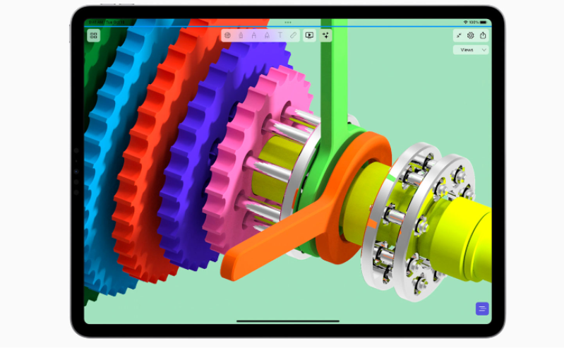 màn hình 11 inch Liquid Retina của iPad Pro M2 2022 được gia tăng độ sáng lên mức 600 nits