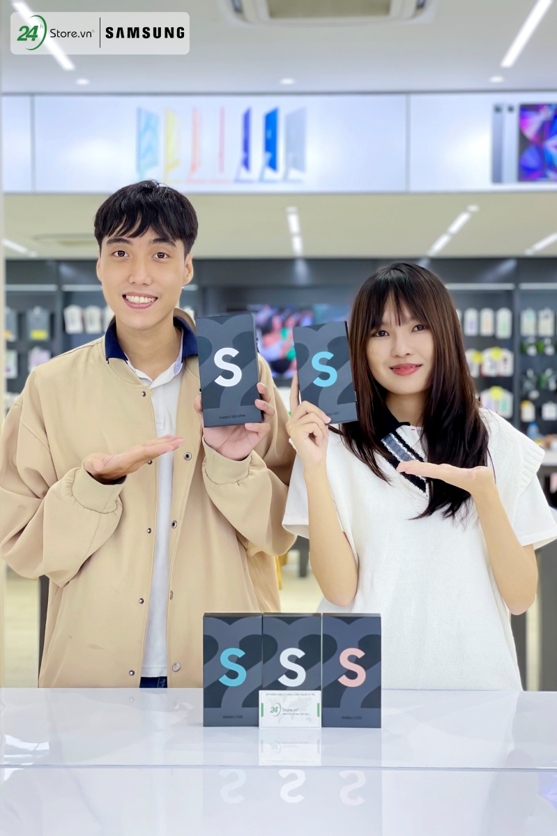 Hãy mau chóng chở hữu siêu phẩm S22 tại 24hStore