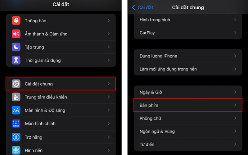 5 lỗi có trong iOS 16.1 Lỗi bàn phím tiếng việt